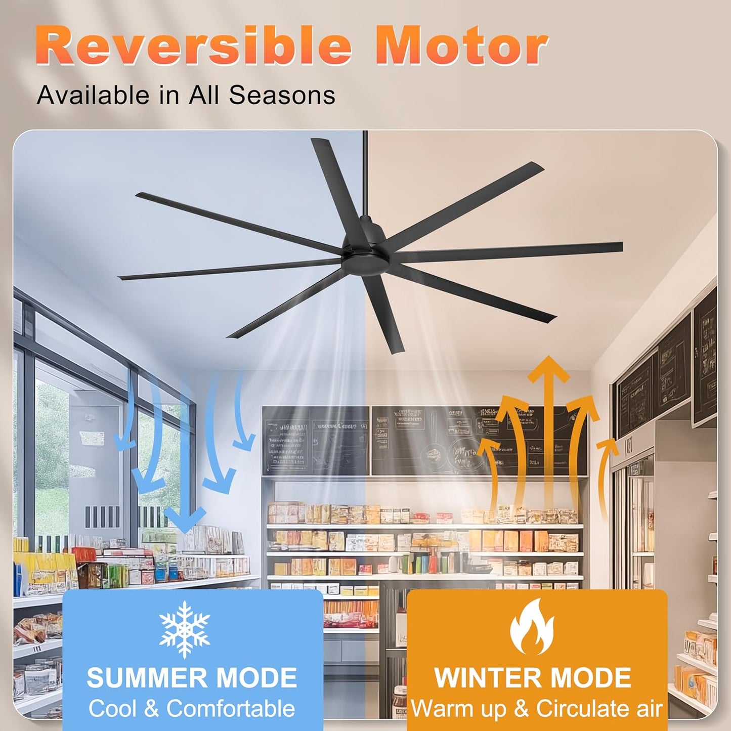65 Inch Ceiling Fan with Lights - Black Ceiling Fan with Remote & APP Control, 3CCT, Dimmable, Quiet Reversible DC Motor, Indoor Outdoor Ceiling Fans for Patio Living Room Garage Shop